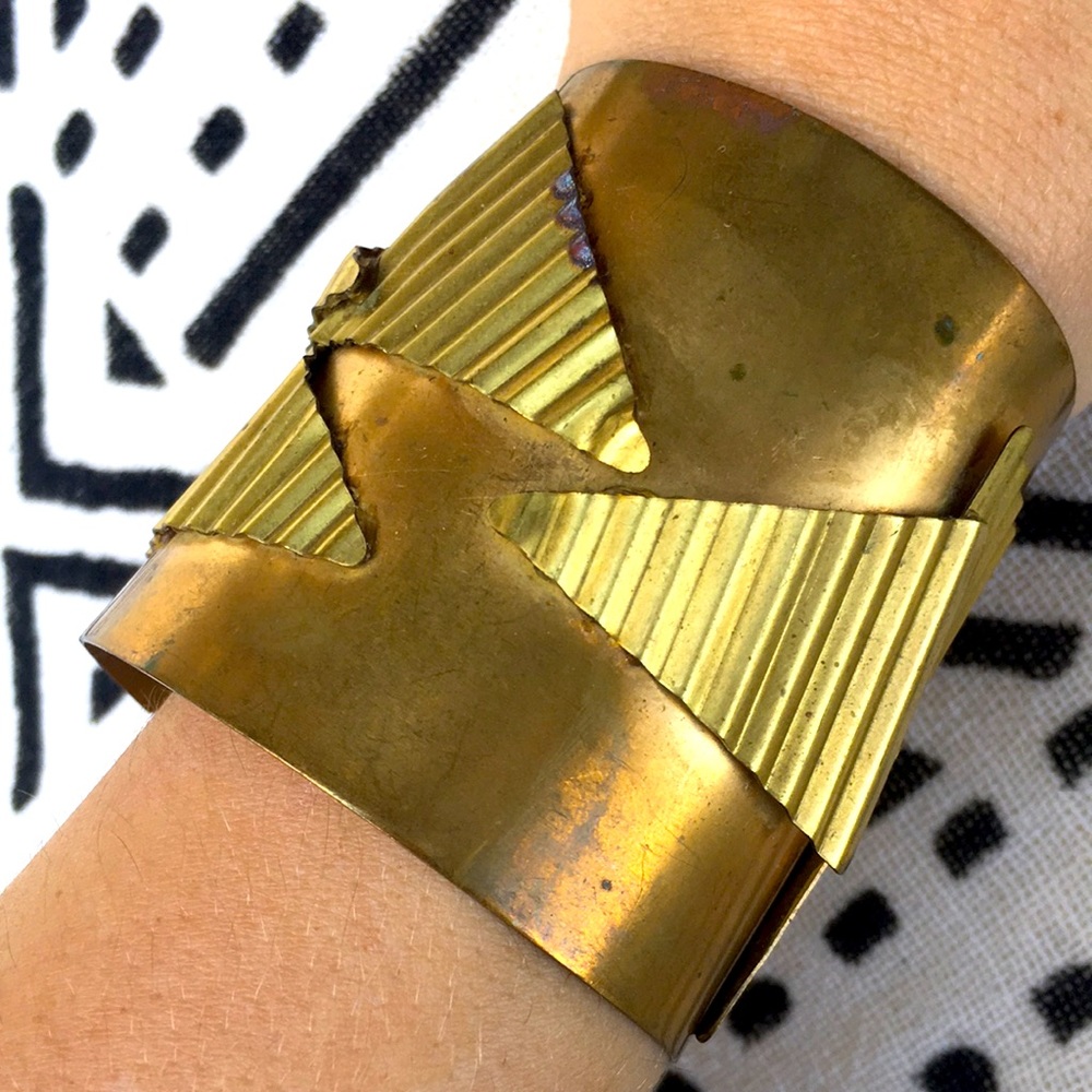 Brass Cuff & Copper cuff